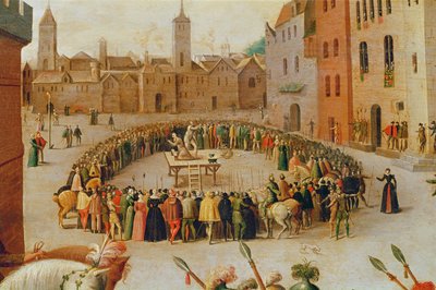 Poprava sira Thomase More v roce 1535 od Antoine Caron