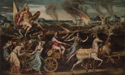 Triumf Marsu, kolem roku 1570 od Antoine Caron
