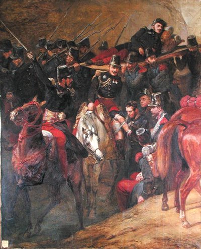 Útok na Muzayah od Antoine Charles Horace Vernet