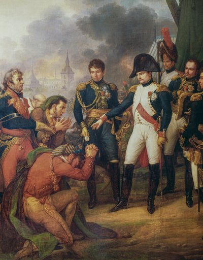 Napoleon Bonaparte na předměstí Madridu, 7. prosince od Antoine Charles Horace Vernet