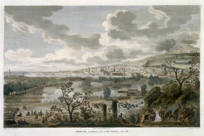 The Capture of Neapol, 2 Pluviose, Year 7 (23. ledna 1799) vyrytý Jean Duplessi-Bertaux (1747-1819) (akvatinta) od Antoine Charles Horace Vernet