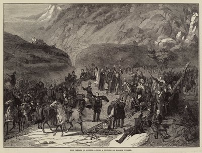 Francouzi v Alžíru od Antoine Charles Horace Vernet