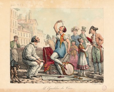 The Glass Balancer, 1815-30 od Antoine Charles Horace Vernet