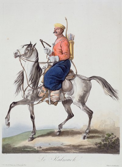 Kalmyk od Antoine Charles Horace Vernet