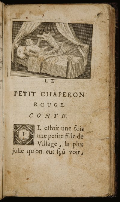 Titulní strana z "Stories or Tales of the Past. With Moralites" od Charlese Perraulta, Paříž: Claude Barbin, 1697 od Antoine Clouzier