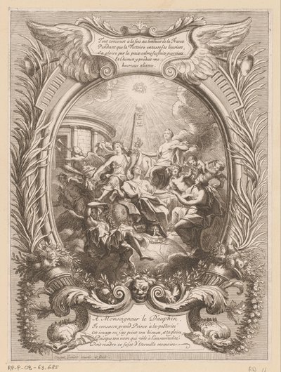 Alegorie slávy dauphina od Antoine Coypel
