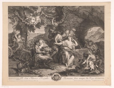 Bakchus a Ariadna od Antoine Coypel
