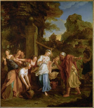 Eliezer a Rebecca ... od Antoine Coypel