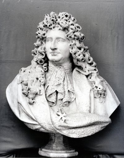 Busta Julese Hardouina Mansarta (1646-1708) 1698 (mramor) od Antoine Coysevox