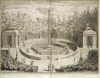 Fountain of the Domes, Versailles, kolem roku 1715 (lept) od Antoine Herriset