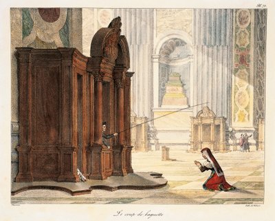Hůlka v bazilice svatého Petra od Antoine Jean Baptiste Thomas