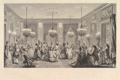 Le Bal Paré, 1774. od Antoine Jean Duclos