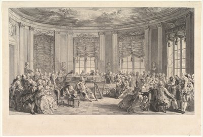 Koncert, 1774. od Antoine Jean Duclos