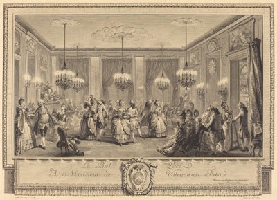 Zdá se jim od Antoine Jean Duclos after Augustin de Saint Aubin