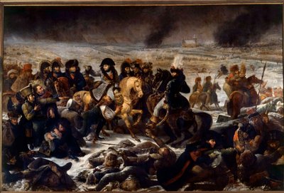 Tažení Pruska a Polska (1806-1807): „“ Napoleon I. (1769-1821) na bitevním poli Eylau 9/02/1807““ Obraz Antoine Jean Gros (1771-1835) 1808 Ne. 5,21 x 7,84 m od Antoine Jean Gros