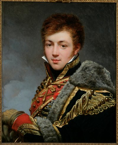 Francouzsky: Portrait du comte Honoré de La Riboisière (1788-1868) od Antoine Jean Gros