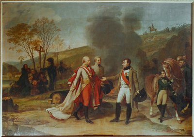 Rozhovor Františka II. s Napoleonem I. po bitvě u Slavkova ... od Antoine Jean Gros