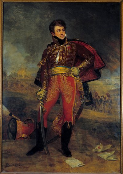 Portrét generála hraběte Francoise Fourniera Sarloveze (1773-1827) Obraz Antoine Jean Gros (1771-1835) od Antoine Jean Gros