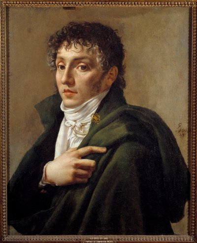 Portrét skladatele Etienna Mehula (1763-1817) Obraz Antoine Jean Gros (1771-1835) 1799 Ne. 0,65x0,53 m Paříž, Carnavalet Museum od Antoine Jean Gros