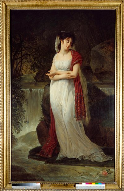 Posmrtný portrét Christine Boyerové (1776-1800) První žena Luciena Bonaparta Obraz Antoine Jean Gros (1771-1835) 19. století Sun. 2,14x1,34 m. od Antoine Jean Gros