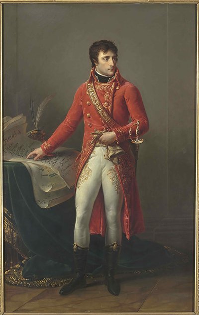 Napoleon Bonaparte jako první konzul Francie, 1803. od Antoine Jean Gros Baron