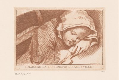 spící dívka od Antoine Joseph Dezallier d