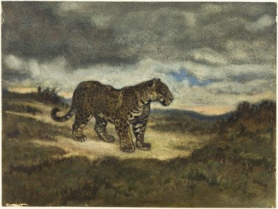 Stojící jaguár od Antoine Louis Barye