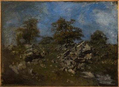 Krajina se skálou od Antoine Louis Barye