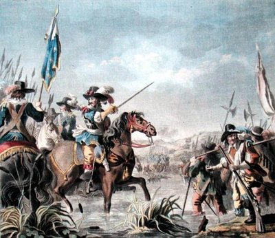 Victory of Staffarda (1690), vyryl Jean Baptiste Morret (fl. 1790-1820) od Antoine Louis Francois (after) Sergent Marceau