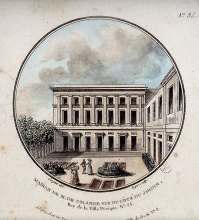 Maison de M. de Colange, pohled ze zahrady (rue Ville-l