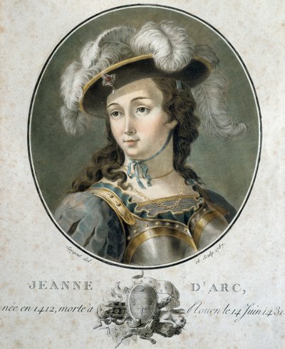 Portrét Johanky z Arku (1412-1431), od Sergenta od Antoine Louis Francois Sergent Marceau