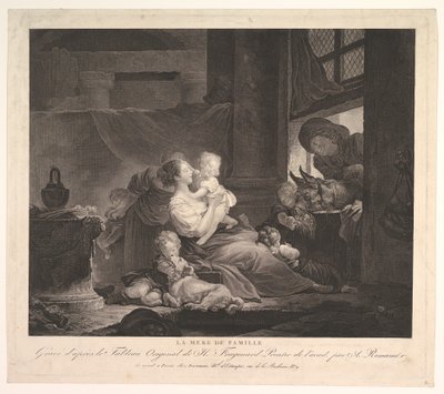 Rodinná matka.n.d. od Antoine Louis Romanet
