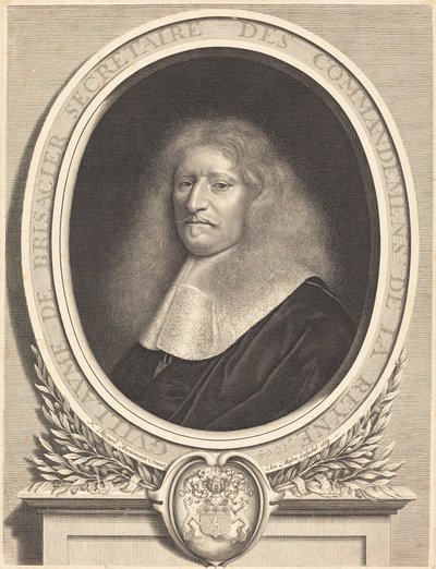 Vilém z Brisacier od Antoine Masson after Nicolas Mignard