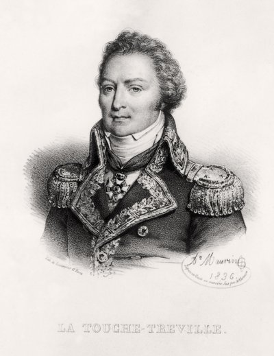 Portrét Louis-René Madelaine Le Vassora, hraběte z La Touche-Tréville od Antoine Maurin
