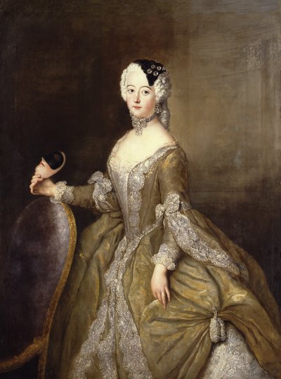 Luisa Ulrika, pruská princezna (1720-1782) od Antoine Pesne
