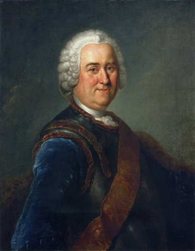 Portrét polního maršála Jamese Keitha od Antoine Pesne