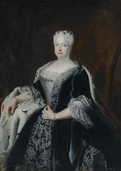 Sophia Dorothea z Hannoveru 1687-1757, královna choť v Prusku od Antoine Pesne School