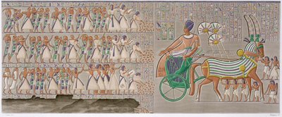 Starověké egyptské barevné basreliéfy, 1822 od Antoine Phelippeaux