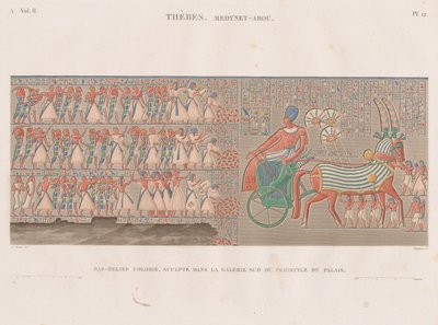 Popis Egypta: Théby. Medynet-Abou, sv. II, Pl. 12 od Antoine Phelippeaux