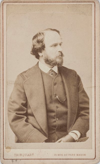 Portrét tanečníka, choreografa a baletního mistra Paula Taglioniho 1808-1884, cca 1860. od Antoine Rene Trinquart