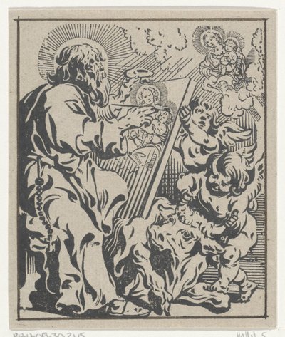 Lukáš evangelista Čtyři evangelisté (název série) od Antoine Sallaert
