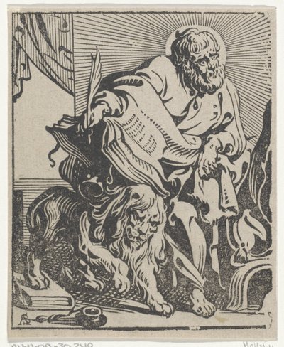 Marka evangelisty Čtyři evangelisté (název série) od Antoine Sallaert