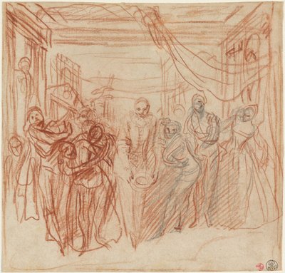 Italští komici se klaní od Antoine Watteau