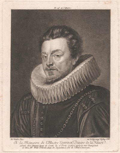 Na památku slavného Van Dycka, malíře přírody od Antoine de Marcenay de Ghuy