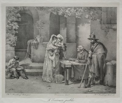 Veřejný spisovatel. od Antoinette Cecile Hortense Lescot Haudebourt