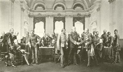 Berlínská konference (hlubotisk) od Anton Alexander von Werner