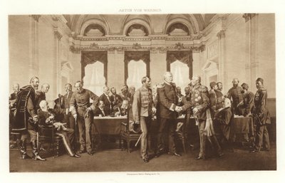 Berlínský kongres z roku 1878 (hlubotisk) od Anton Alexander von Werner