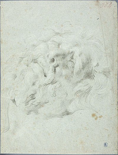 Hlava ze skupiny Laocoon od Anton Domenico Gabbiani