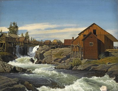 Z Hønefossu od Anton Eduard Kieldrup