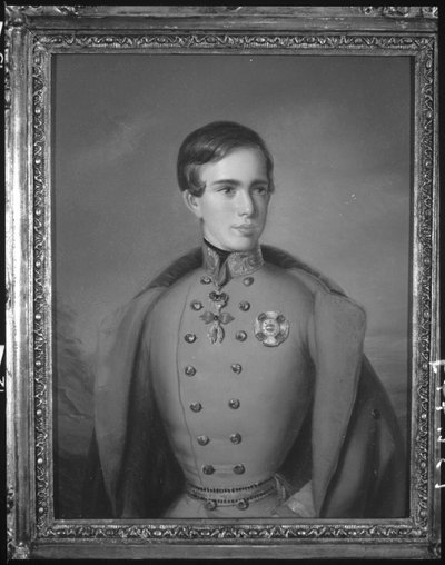 Rakouský císař František Josef I. od Anton Einsle